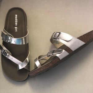 Women’s Madden Girl new metallic sandals